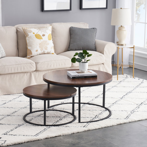 Tall round coffee table discount
